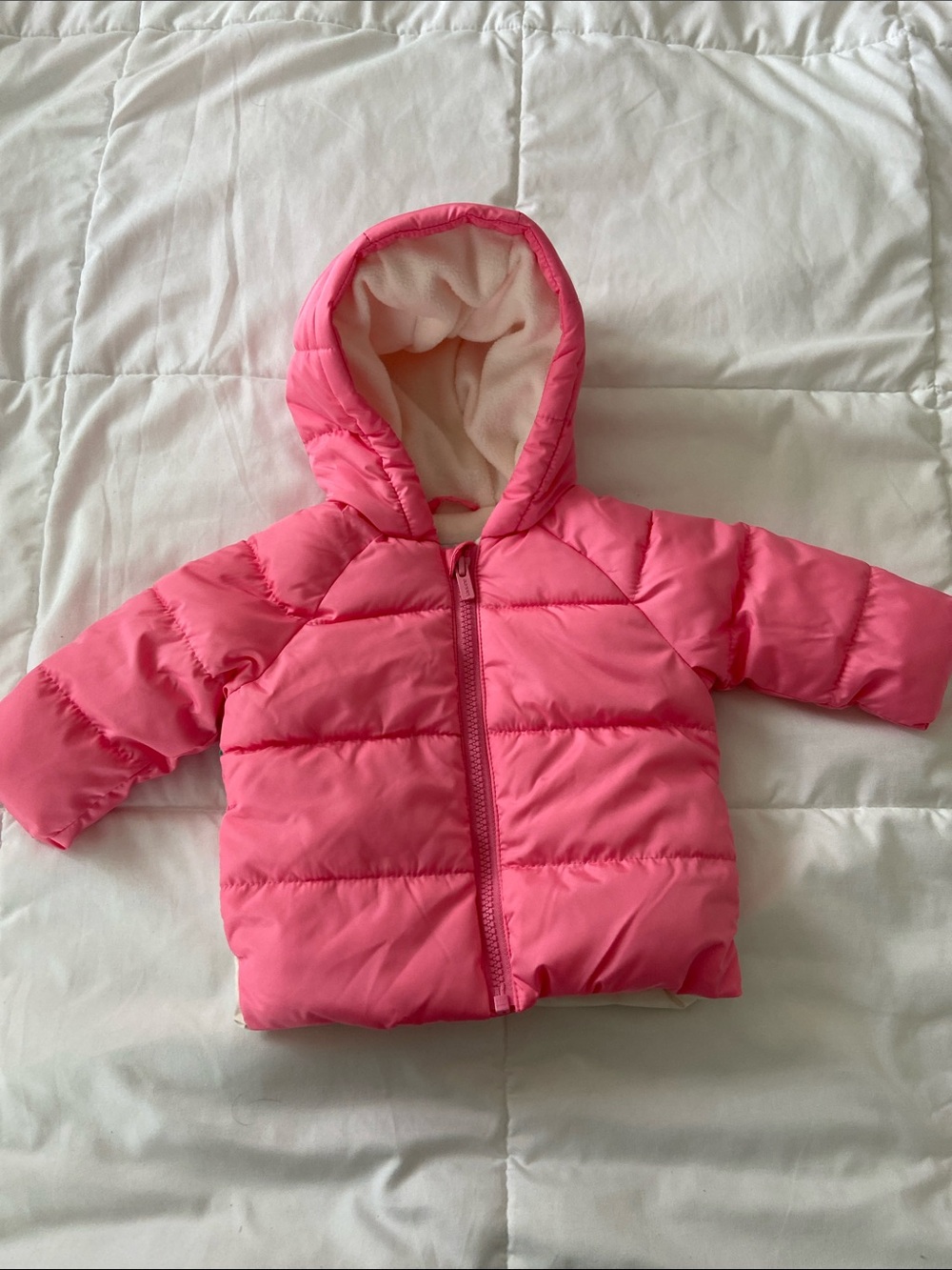 Pink Rainbow Puffer Jacket - Picture 2 of 4